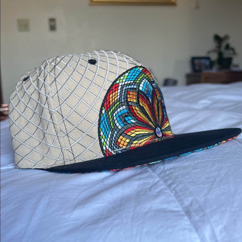 Colorful Geometric Grassroots California Hat - Picture 8 of 8